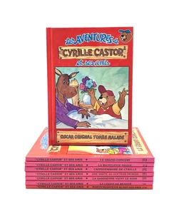 Lot of 8 Books  Les Aventures de Cyrille Castor – French Children’s Books - Imagen 1 de 10