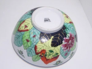 Gump's Asian TOBACCO LEAF Porzellan Schale Made in Japan GROß - Bild 1 von 3