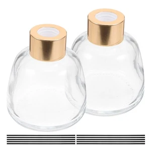  1 Juego de Contenedores de Aromaterapia en Grabado Botellas de Aroma Vacías de Vidrio con - Imagen 1 de 12