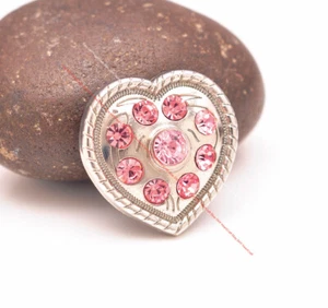 10X Cinturón de cuero artesanal de cuero corazón amor cuerda con estrás rosa occidental decoración - Imagen 1 de 10