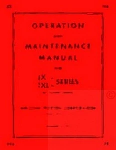 HERCULES JX JXA JXB JXC JXD JXL Engine Service Maintenance Manual - Picture 1 of 1