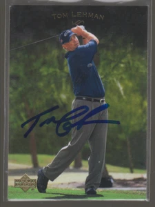 Autografiado 2003 Upper Deck Tom Lehman - Imagen 1 de 1