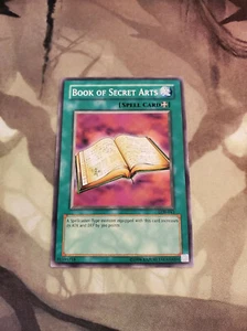 Yugioh - Book of Secret Arts (Misprint) LOB-043 NM Unlimited Common - Picture 1 of 1