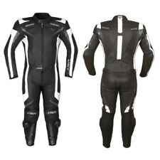 CF Armours Motorcycle Motorbike Racing Two 2 pcs Leather Suit Jacket Trousers