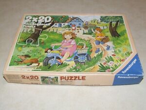 Ravensburger Jigsaw Puzzle -  2 x 20 Pieces - Indoors and Outdoors  - Complete