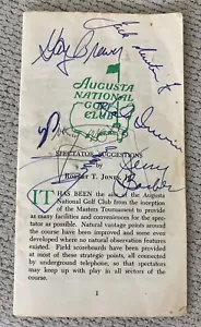 1976 Masters Golf Spectators Guida periodo di tempo firmato birra gay, Hale Irwin ++ - Foto 1 di 17