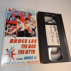 Bruce Lee The Man The Myth 1996 VHS ALPHA Video Starring Bruce Li - Picture 1 of 7