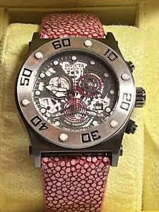 Invicta 45mm Swiss Made Reserve Skeleton Speedway Chronograph Quartz Watch - Picture 1 of 10