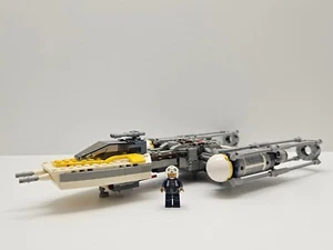 LEGO set #75172 Y-wing Starfighter con solo pilota Star Wars nave gialla no inst - Foto 1 di 13
