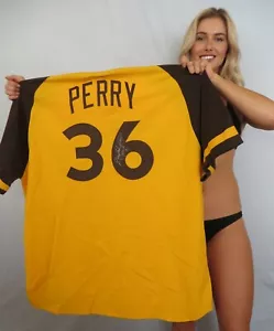 Gaylord Perry autographed signed San Diego Padres 1978 Mitchell Ness jersey JSA - Picture 1 of 2