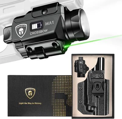 Light Laser Combo with Glock 17/19 Holster,Green Laser&White LED Tactical Light - Image 1 of 4