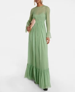 Gucci Silk Chiffon Gown Size 44 (US M) New With Tags - Picture 1 of 7
