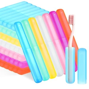 70 Pieces Travel Toothbrush Case, 7 Colors Portable Toothbrush Storage Holder... - Picture 1 of 8