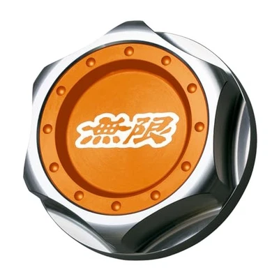 MUGEN /15610-XG8-K2S0-OR Hexagonal Oil Filler Cap Orange Part Number: - Image 1 of 2
