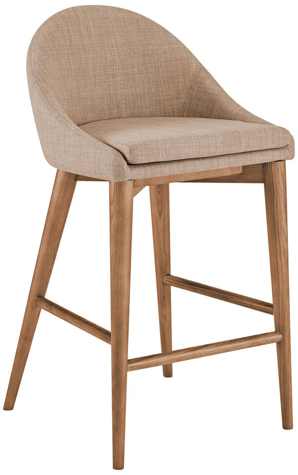 Baruch 26 1/2" Tan Fabric Counter Stool - Image 1 of 1