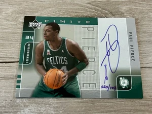 2002-03 Upper Deck Finite Signatures /104 Paul Pierce #PP-A Auto HOF - Bild 1 von 3