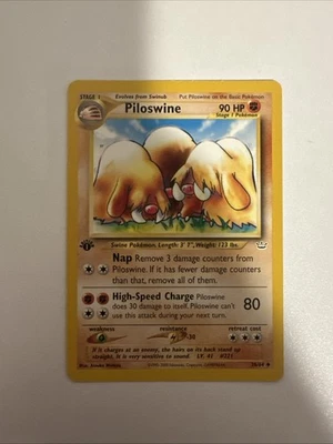 Piloswine 36/64 Neo Revelation 1st Edition - Image 1 of 4