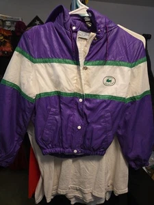 Yourh Vintage Lacoste Jacket Youth Medium Track Jacket - Picture 1 of 4