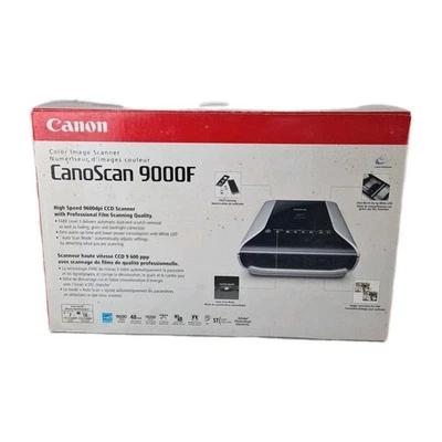 Canon "CanoScan 9000F" Flatbed Scanner Color Film & Document Power & USB Cable - Image 1 of 4