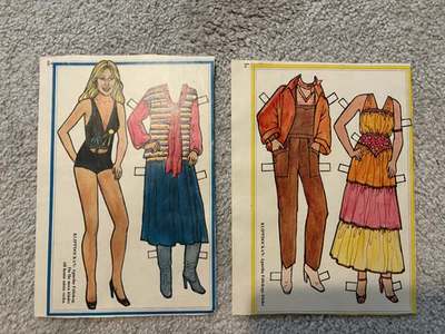 ABBA Agnetha Faltskog Rare Paper Doll Vintage Memorabilia - Image 1 of 2