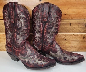 Bota de Vaquera Dan Post Zephyr Roja Lijada DP3542 11′′ Mujer Talla 10 - Imagen 1 de 24