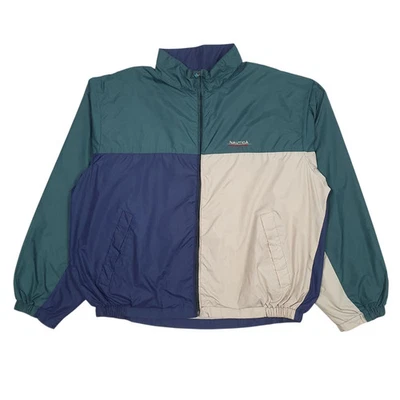 NAUTICA Chaqueta Cortavientos Abrigo Conpetición De Colección Años 90 Para Hombre XL Foto 1 de 4
