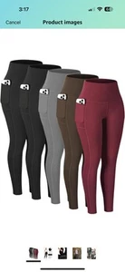 Workout Leggings for Women with Pockets, 5 pack(s) - Picture 1 of 7