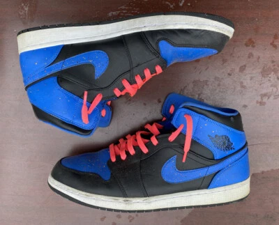 Size 14 - Jordan 1 Mid Royal Splatter 2018 - Image 1 of 4