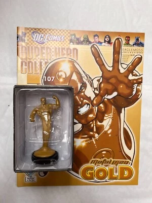 Dc Comics Superhéroe Colección de Figuras #107 Metalmen Oro Eaglemoss Figura - Imagen 1 de 2