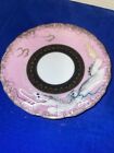 Shafford Hand Decorated Raised Relieve Painted Fire Breathing Dragon Saucer