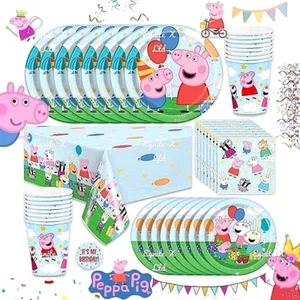 Peppa Pig George Party Supplies Birthday Decorations Children Kids Balloons - Picture 1 of 21