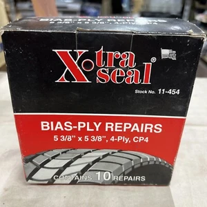 11-454 XtraSeal Bias Ply Repair (5 1/2" x 5 1/2") 4 Ply CP4 USA Tire Patch Plug - Picture 1 of 4