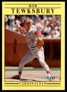 1991 Fleer Bob Tewksbury St. Louis Cardinals #648 - Picture 1 of 2
