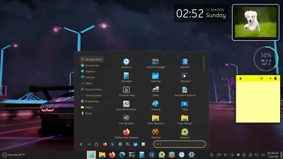 Linux Mint 21.3 Pre-installed 128GB Hard Drive (Windows 11 theme) UEFI BOOT #5 - Image 1 of 4