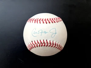 Cal Ripken Jr. signed American League autographed Baseball Baltimore Orioles HOF - Picture 1 of 8