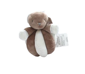 Manhattan Kids Brown Teddy Bear Plush Stuffed Animal Rattle 7" NWT - Bild 1 von 3