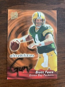 1995 Fleer Ultra Extra ULTRABILITIES - GUNS #9 Brett Favre Packers NFL HOF