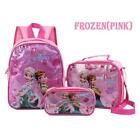 3Pcs Frozen Spiderman Kids Travel School Backpack Pencil Case Shoulder Bag Sets
