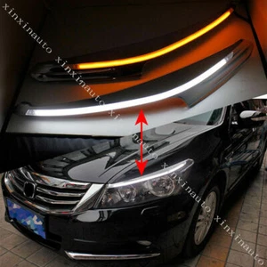 Fit For Honda Accord 2008-12 LED Headlight DRL Daytime Running Light Turn Signal - Foto 1 di 7