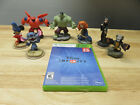 DISNEY INFINITY Microsoft Xbox 360 + 7 Figures Mickey BayMax Hulk Stitch Merida