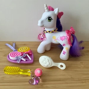 My Little Pony Sweetie Belle 9 Vintage G3 Hasbro 2008 Nr Mint Custom Accs - Picture 1 of 19