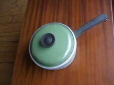 Vintage Club cast Aluminium Green Avocando cooking Pot with handle 19 x 9cm