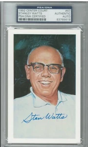 Stanley Watts Auto Autographed 1992 Center Court Card #47 BYU PSA/DNA - Picture 1 of 1