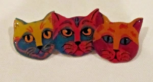 Alfiler vintage hecho a mano para gato - Imagen 1 de 3