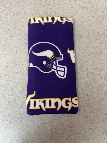 Eyeglass / Sunglass Soft Fabric Case - Minnesota Vikings on Purple - NFL - NEW! Cover