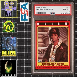 1979 Topps Alien - 14 Technician Brett - PSA 8 NM-MT - Picture 1 of 4
