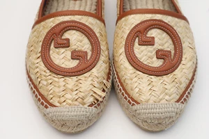 GUCCI Women's Interlocking GG Espadrille Slip on Sz 9.5 (EU 39.5) - Picture 1 of 15