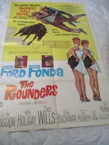 The Rounders Movie Poster (1965) Glen Ford, Henry Fonda - Picture 1 of 14