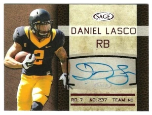 Daniel Lasco 2016 SAGE Autograph Rookie #SA29 California Golden Bears Football - Picture 1 of 1