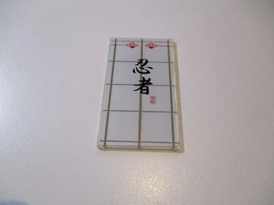 Lego Scheibe 1x4x6 6202 93674 bedruckt Schriftzeichen klar transparent ebedn37 - Bild 1 von 2